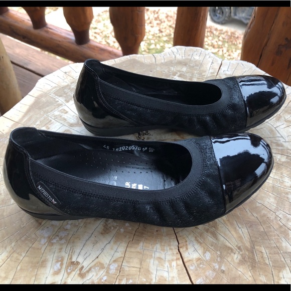 Mephisto Elettra Black Patent/Print Leather 7 M - Picture 3 of 8